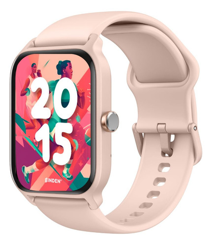 Smartwatch Mujer Reloj Deportivo Resistente Al Agua Rosa Color De La Caja Diseño De La Correa Color De La Correa Color Del Bisel