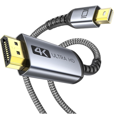 Cable Warrky 4k Mini Displayport A Hdmi 2k @60hz, Aluminio..