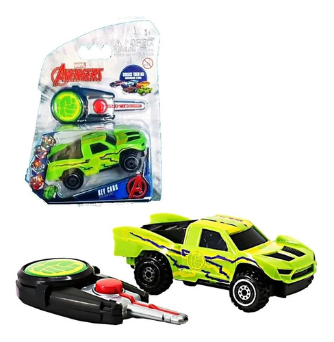 Auto Avengers Key Cars Con Llave Lanzador 