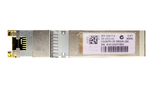 12x Transceiver Gbic Cisco 10gbase-t Rj45 Sfp-10g-t-x Origin