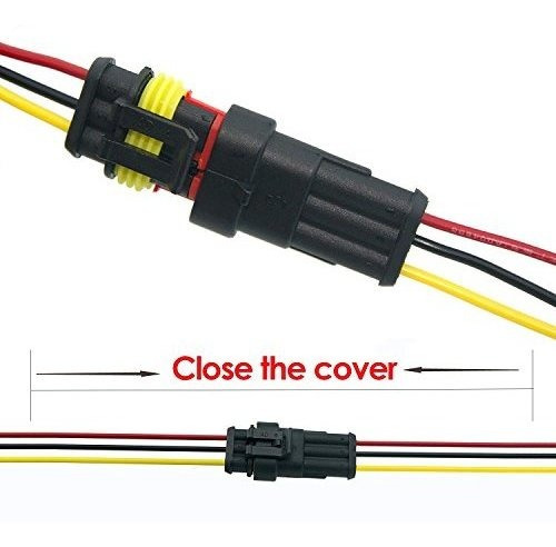 Kit Terminal Conector Cable Impermeable Vehiculo Dama