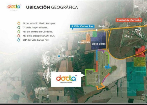 Imagen 6 de 7 de Lote En Docta Etapa 3, 360 M2, Apt Duplex Prox Conexión De Gas Natural