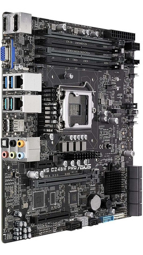 Asus Lga1151 Ecc Ddr4 M.2 C246 - Placa De Base Micro Atx De