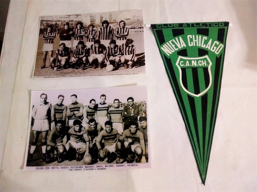 Banderin Nueva Chicago Del 70 Mas 2 Fotos De Formaciones