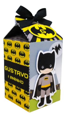 Cajas Milk Batman Realizadas En Papel Fotodrafico 3 D