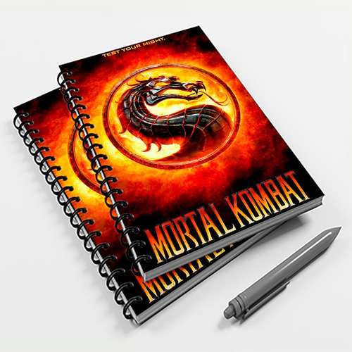 Caderno Universitário 96 Fls Jogo Mortal Kombat