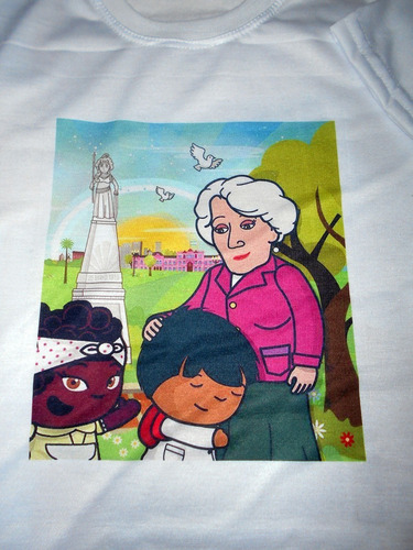 Imagen 5 de 10 de Remeras Niños De Zamba, Niña, S. Martin, Belgrano, Paka Paka