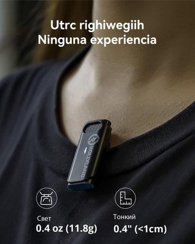 Micrófono Inalámbrico Hollyland Lark C1 Duo Para Teléfono Celular Android