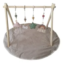 Comprar Gimnasio De Madera Para Bebe Montessori + Play Matt