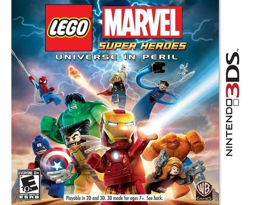 Jogo Lego Marvel Super Heroes Nintendo 3ds Game Frete Grátis