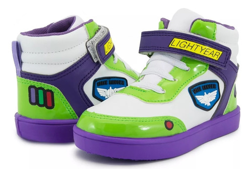 Imagen 4 de 6 de Tenis Bubble Gummers® Dorian Blanco/mor 14-19 Buzz Lightyear