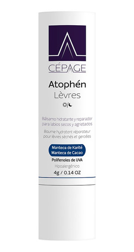 Balsamo Cepage Labial Atophen Levres Labios Secos 4g