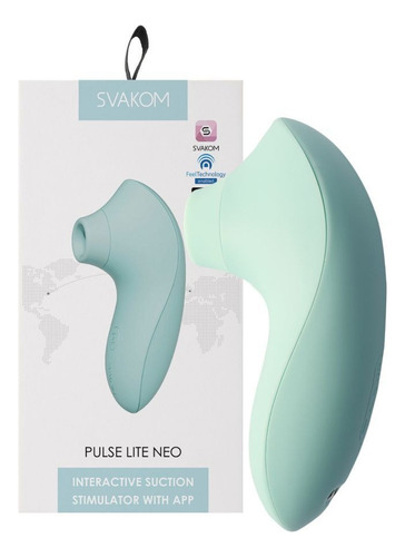 Vibrador estimulante interactivo Pulse Lite Neo, verde Svakom, color verde claro