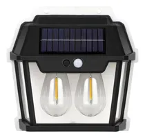 Comprar Foco Solar Lampara Solar Doble Pared Jardin Luz Calida