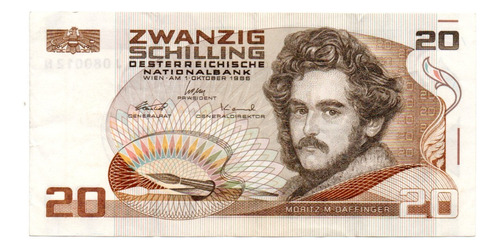 Austria Billete 20 Schilling Año 1986 P#148