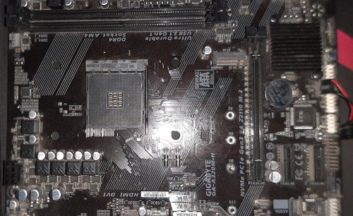 Motherboard Ga-a320m-h Gen 3 Para Repuestos