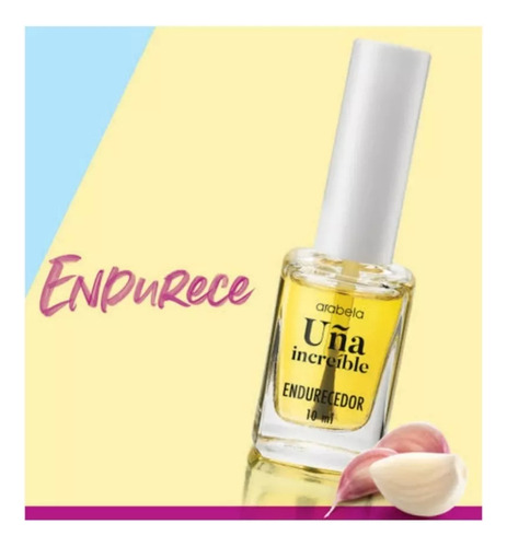 Uña Increible Endurecedor Con Ajo Kit 2 Esmaltes Arabela Color Traslúcido