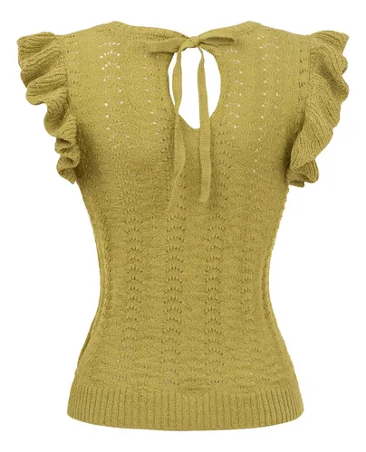 Blusa tejida corta new arrivals