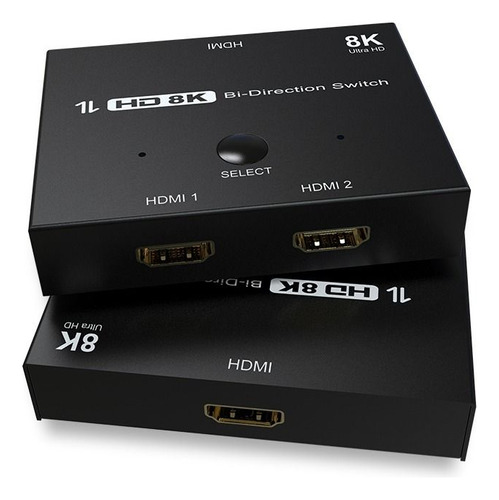 Conmutador De Pantalla Hdmi 2.1, Caja De Interruptores, 2 En