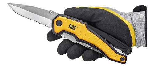 Cat 9-in-1 Xl Multi-tool With Full Size Knife Blade And Plie