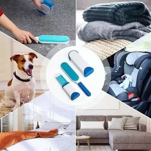 3 Size Cepillos Quita Pelo Removedor Pelusa Mascotas Ropa Muebles