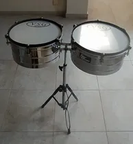Comprar Timbales Interdrums 13 Y 14 Con Cascos Reforzados (sin Uso)