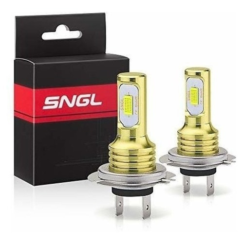 Sngl H7 Led Bombilla De Luz Antiniebla 6000k Xenon White Ext