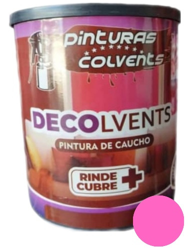 Pintura De Caucho Clase A Color Rosado