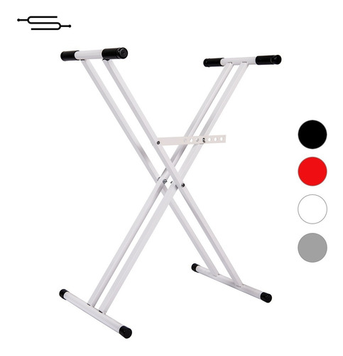 Imagen 1 de 5 de Soporte Teclado Piano Organo Tijera Doble Regulable - Envio