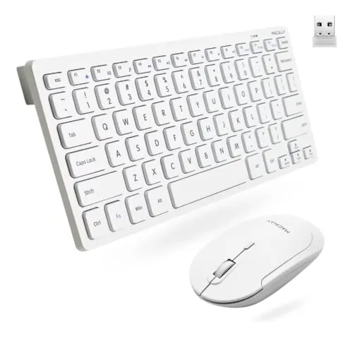 Macally Combo De Teclado Y Mouse Inalámbricos