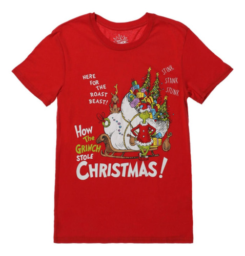 Polo Navideño Manga Corta The Grinch