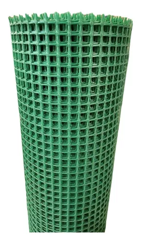 Malla de plástico, 2.0 x 98.4 ft, verde