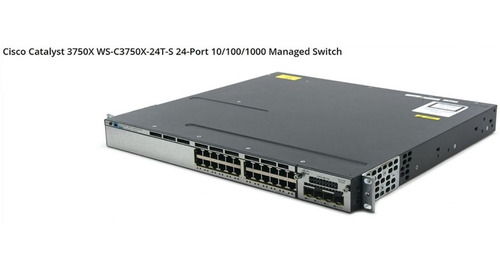 Cisco Switch 3750 X Series 24 P Giga No Poe Mas 4 De Fibra