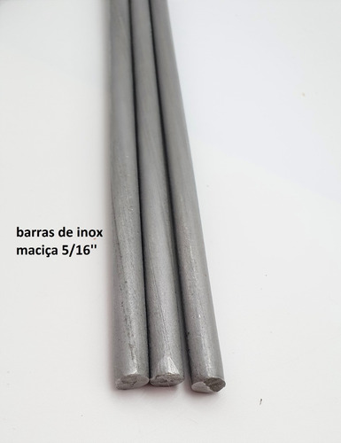 Imagem 3 de 4 de Suportes Para Churrasqueira 100% Inox Com 6 Barras 75cm