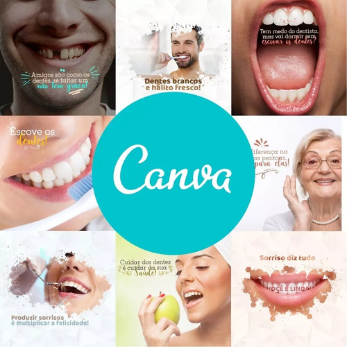 Artes Odontologia Para Canva 25 Artes Exclusivas E Editáveis