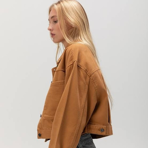 Chamarra Vans Para Dama Raynes Crop Trucker