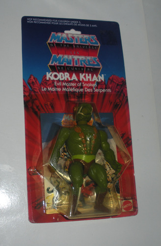 He Man Figura Kobra Khan Vintage Motu En Blister Mattel