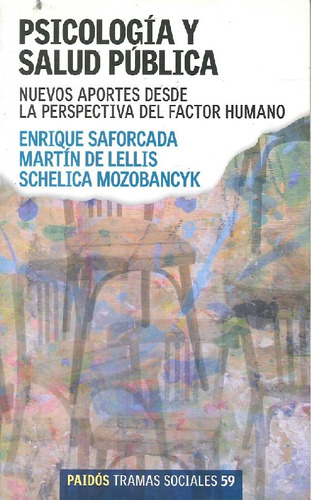 Libro Psicología Y Salud Pública De Martin De Lellis, Enriqu