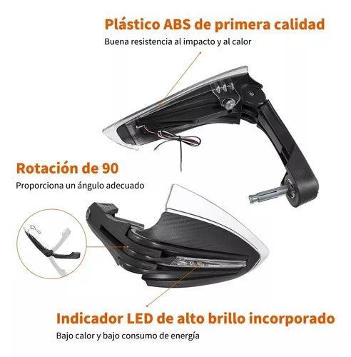 Intermitentes moto led carbono