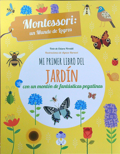 Mi Primer Libro De Jardin - Vvkids - Con Pegatinas, De Piroddi, Chiara. Editorial Vicens Vives/black Cat, Tapa Blanda En Español, 2019