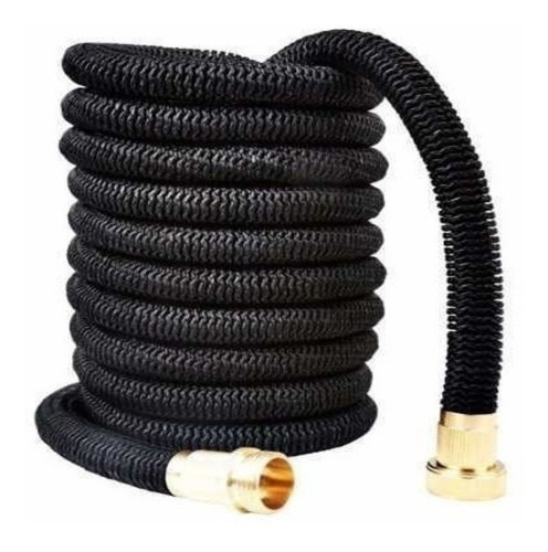 Imagem 3 de 6 de Mangueira Esguicho Expansivel Black 15 M Com Encaixe Dourado