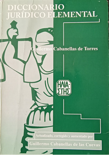 Libro Diccionario Jurídico Elemental Guillermo Cabanellas 