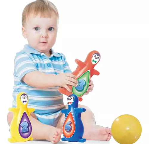 Jogo Boliche Infantil Pinguim 3 Em 1 Pinos Bola Crianças - Tem Tem Digital  - Brinquedos e Papelaria, aqui tem!