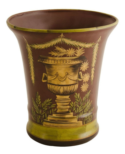 Cachepot (vaso) Em Cerâmica, Estilo Imperial Em Laca Chinesa