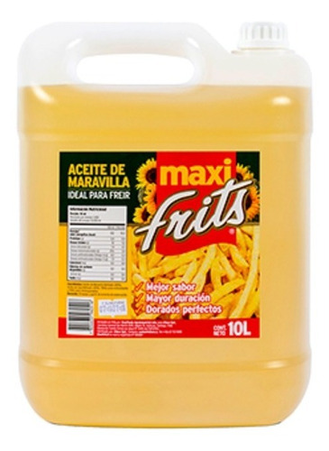 Aceite Para Freir Maxifrits Bidón 10lts