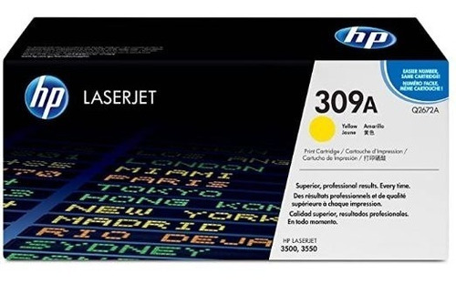 Consumibles Hp 309a Toner Yellow Lj 3500/3550 - Q2672a