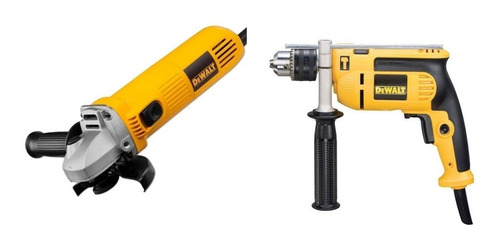 Taladro Percutor 650w 13mm Dwd024 + Amoladora 700w Dewalt