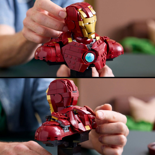 Lego® Marvel Busto De Iron Man Mk4 Modelo 76327 436 Iron Man