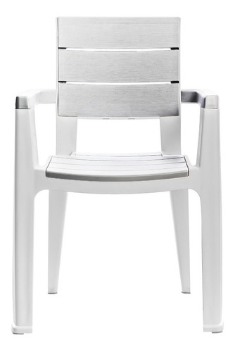 Comedor Para Exterior Tipo Madera 6 Puestos Marca Mq Estructura Silver
