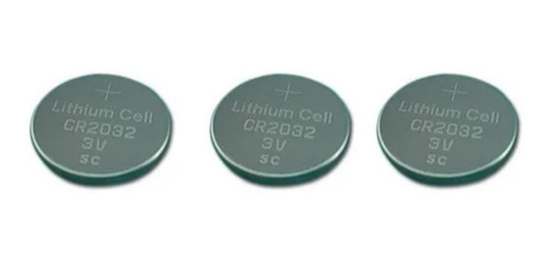 Bateria Botão Cr 2032 Lithium 3 Volts Cartela C/5 Resistente